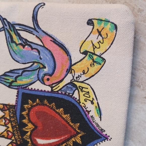 Brighton Love of Art Jewelry/Cosmetic Zipper Bag - Picture 2 of 6